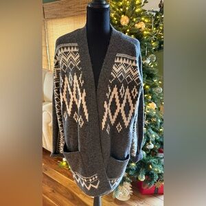 Lucky Brand open front sweater